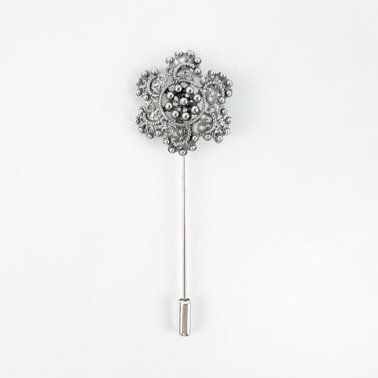 Broche Pequeño Botón Charro "Camelia"