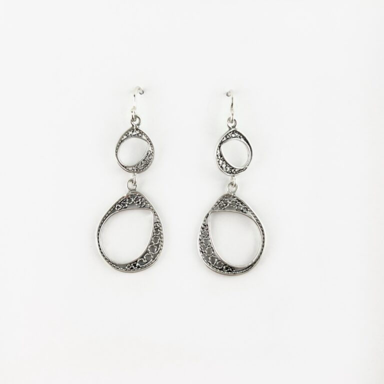 Pendientes romanos Laguna doble (pequeños)
